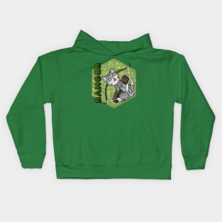 D&D Ranger Cat Kids Hoodie